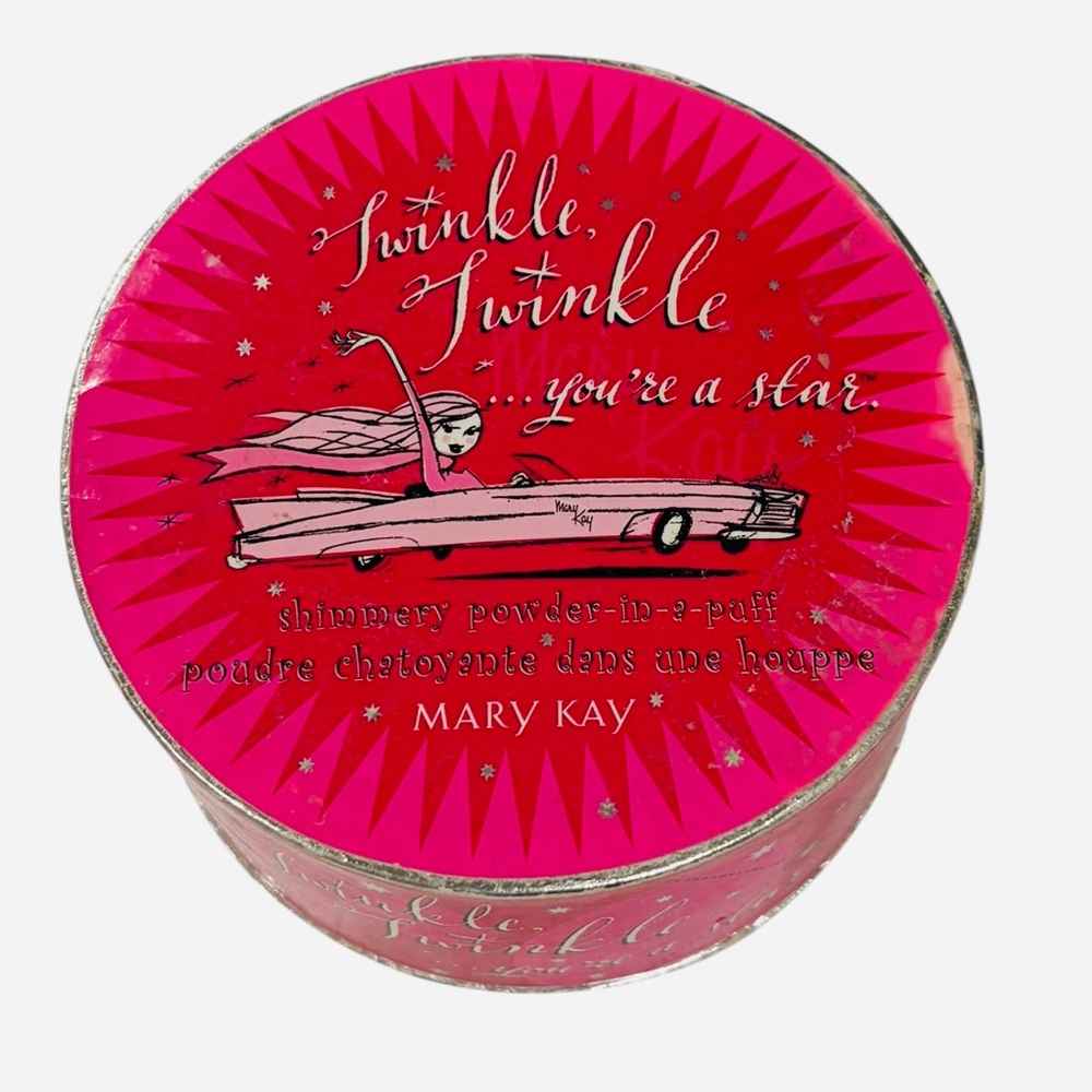 EMPTY -Mary Kay Twinkle Twinkle You're a Star shimmery Powder-in-a-Puff  DISPLAY